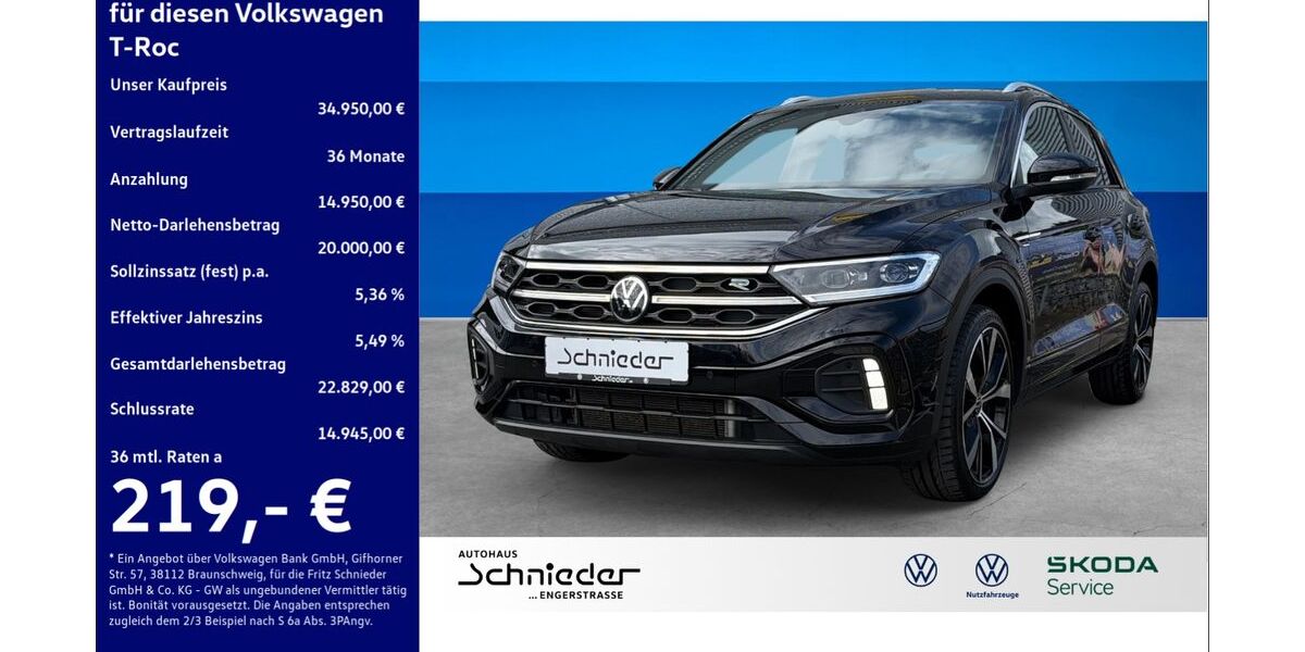 VW T-Roc 19.122 km 34.950 &euro; Herford 32051