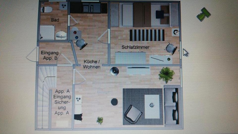 Etagenwohnung Minden Bölhorst - 2 Zimmer, 43 m&sup2;, 825&euro; | Angebot:26423224