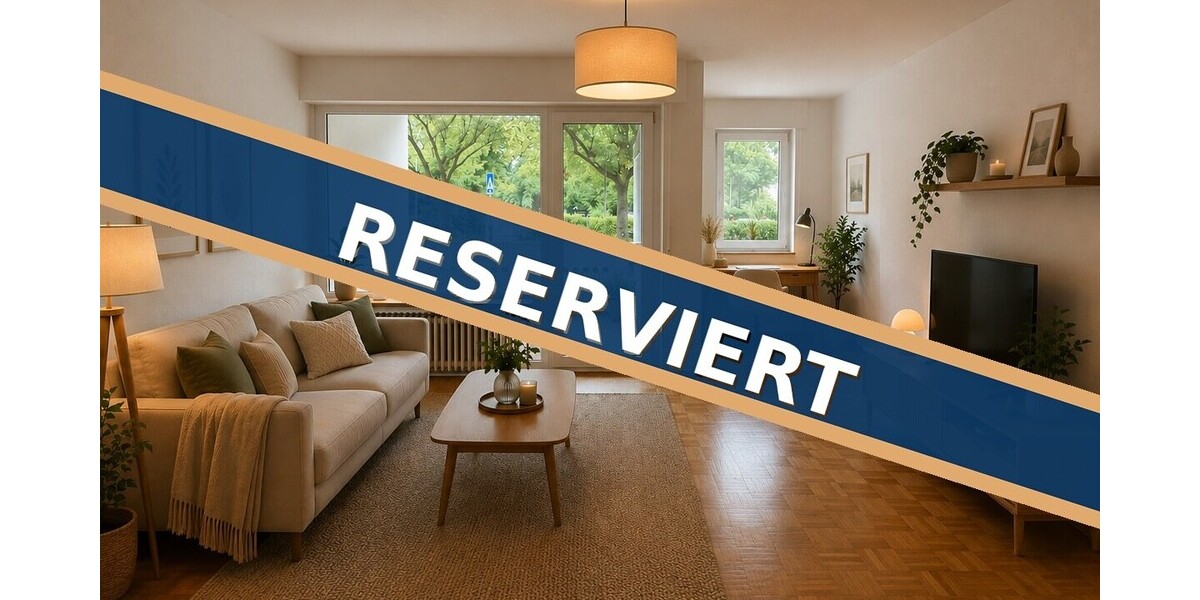 RESERVIERT! Zentral gelegene Erdgeschosswohnung mit Balkon, moderner Küche und renoviertem Bad - Erdgeschoßwohnung Lübbecke | Angebot:26975246