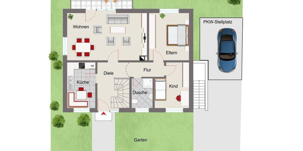 Einfamilienhaus Hille Unterlübbe - 5 Zimmer, 145 m&sup2;, 279.000&euro; | Angebot:26155035