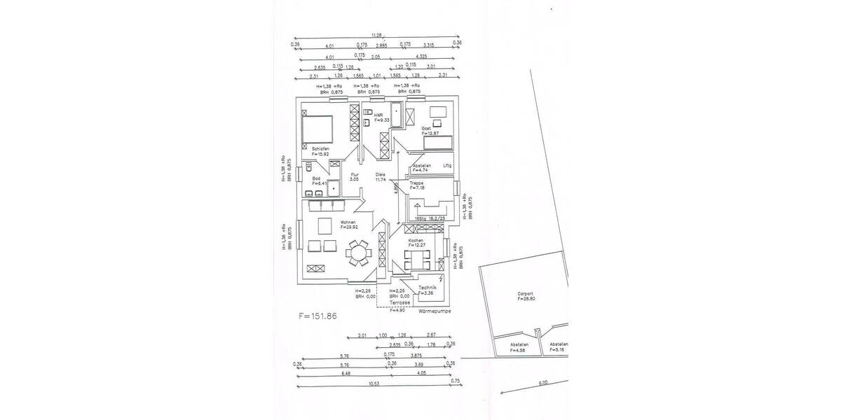 Etagenwohnung Bückeburg - 3 Zimmer, 109 m&sup2;, 1.200&euro; | Angebot:26786270