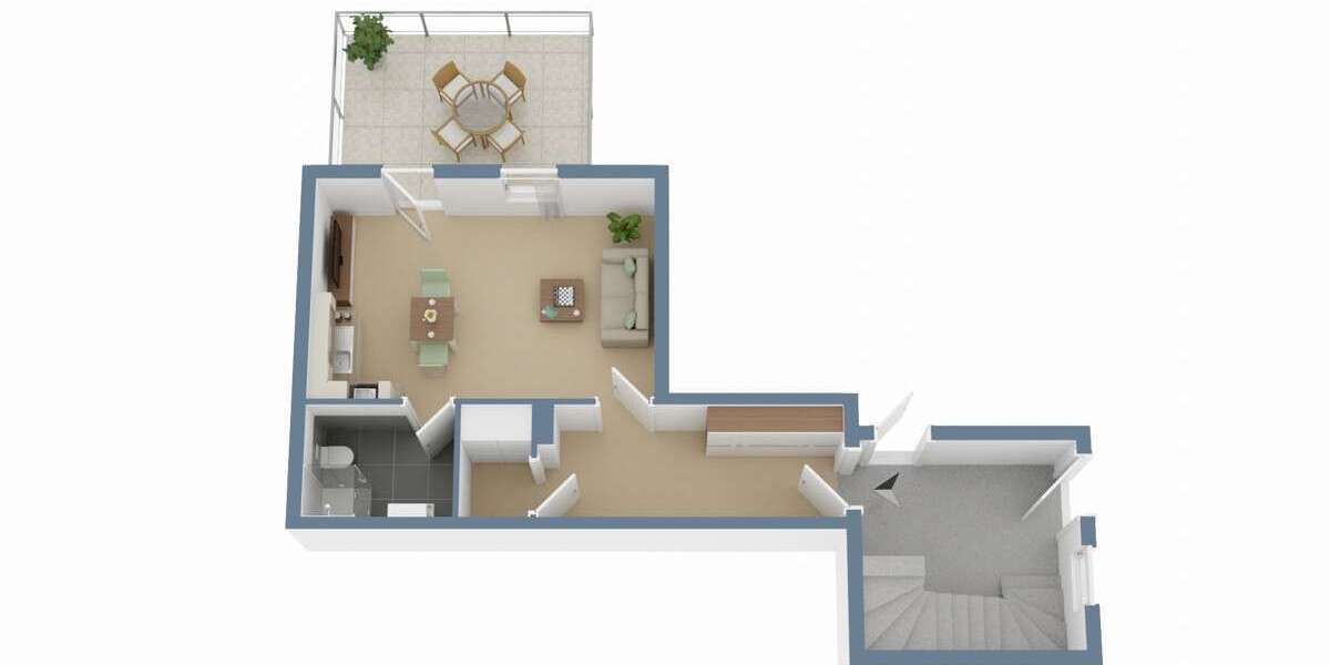 Etagenwohnung Rinteln - 1 Zimmer, 45 m&sup2;, 590&euro; | Angebot:25350718