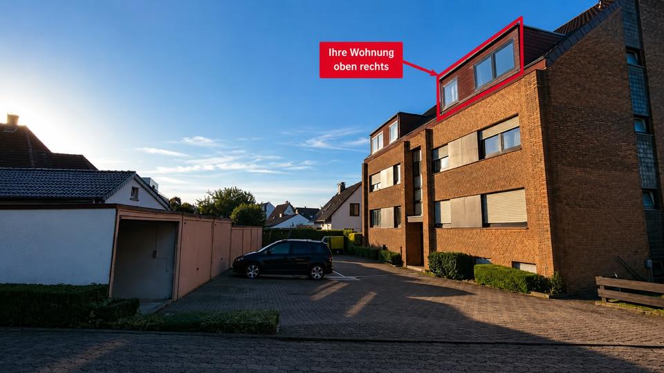 Dachgeschoßwohnung Bünde - 3 Zimmer, 78 m&sup2;, 159.000&euro; | Angebot:26865124
