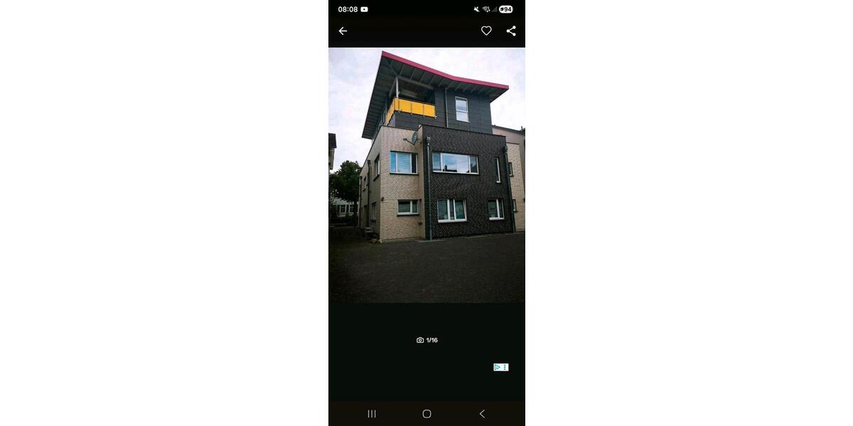 Erdgeschoßwohnung Minden Bärenkämpen - 1.5 Zimmer, 45 m&sup2;, 600&euro; | Angebot:26686408