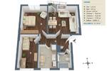 Etagenwohnung Minden Innenstadt - 3 Zimmer, 58 m&sup2;, 499&euro; | Angebot:26683281