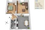Etagenwohnung Minden Innenstadt - 3 Zimmer, 57 m&sup2;, 625&euro; | Angebot:26401087
