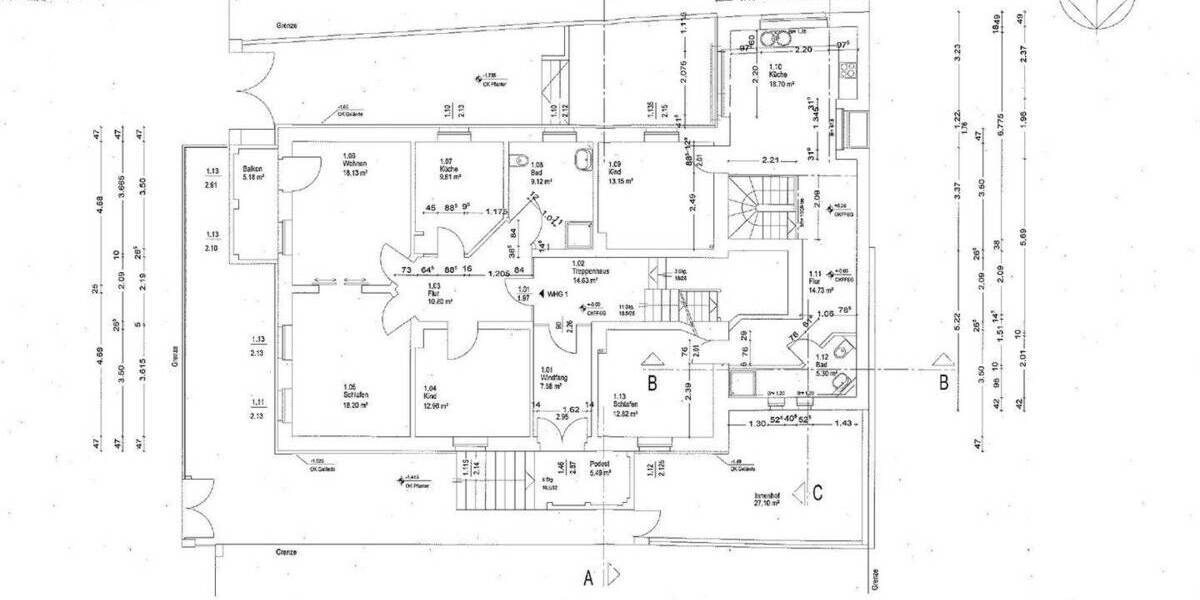 Etagenwohnung Bad Oeynhausen Innenstadt - 3 Zimmer, 80 m&sup2;, 815&euro; | Angebot:26199108