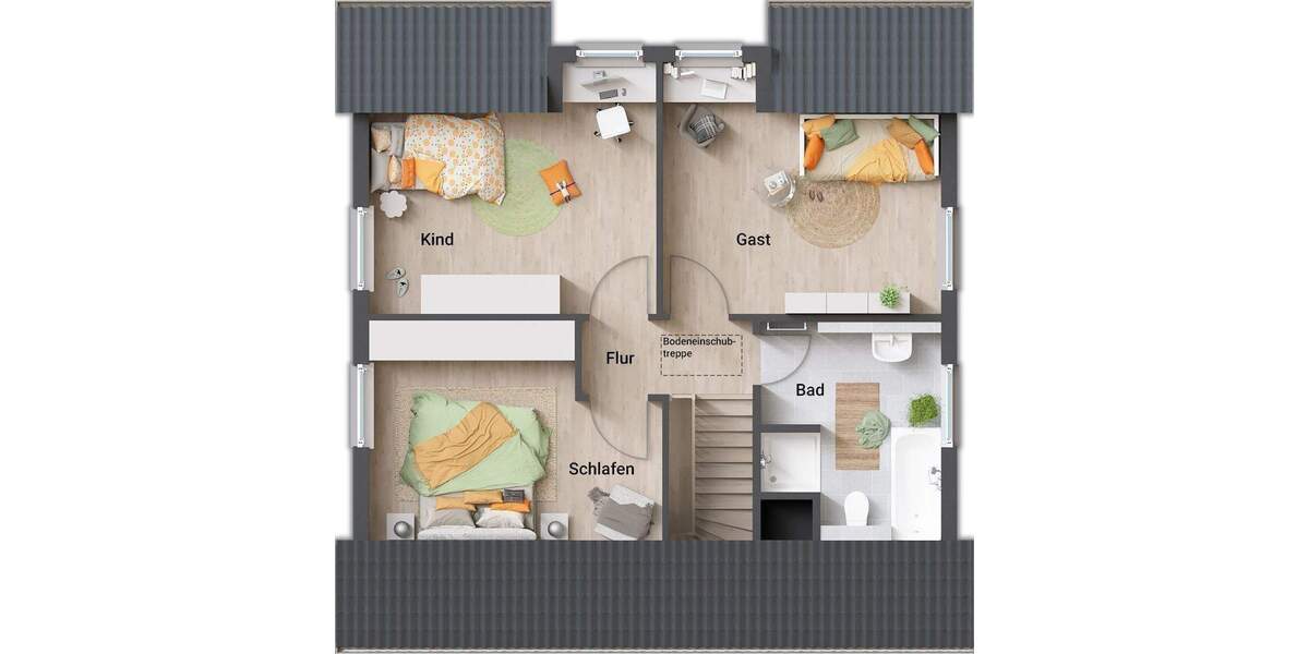 Einfamilienhaus Hessisch Oldendorf Segelhorst - 5 Zimmer, 124 m&sup2;, 356.350&euro; | Angebot:26834130