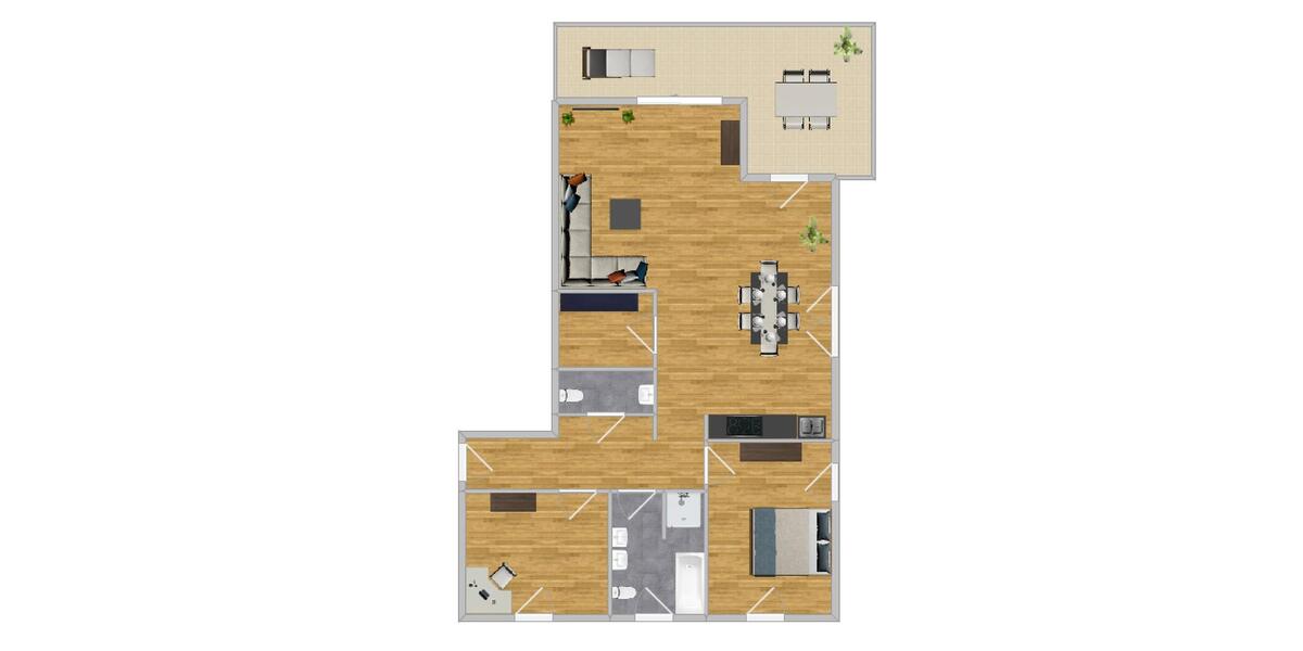 Etagenwohnung Minden Bärenkämpen - 3 Zimmer, 105 m&sup2;, 1.190&euro; | Angebot:26688487