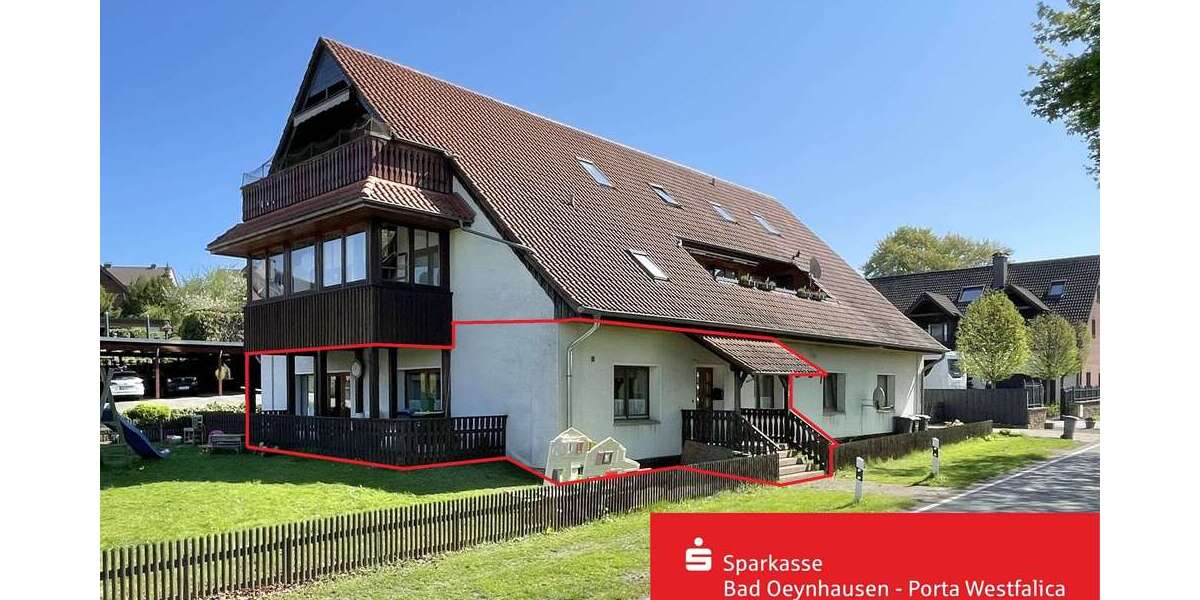 Etagenwohnung Porta Westfalica - 3 Zimmer, 131 m&sup2;, 199.000&euro; | Angebot:26476655