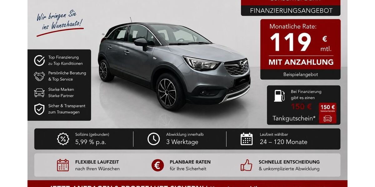 Opel Crossland (X) 99.999 km 8.999 &euro; Lübbecke 32312