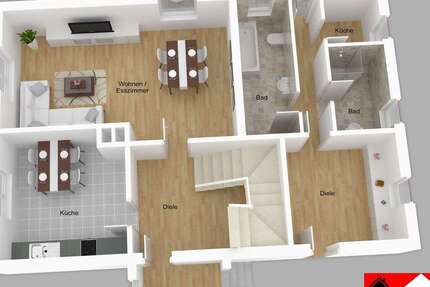 Haus Obernkirchen - 6 Zimmer, 140 m&sup2;, 249.000&euro; | Angebot:26273983