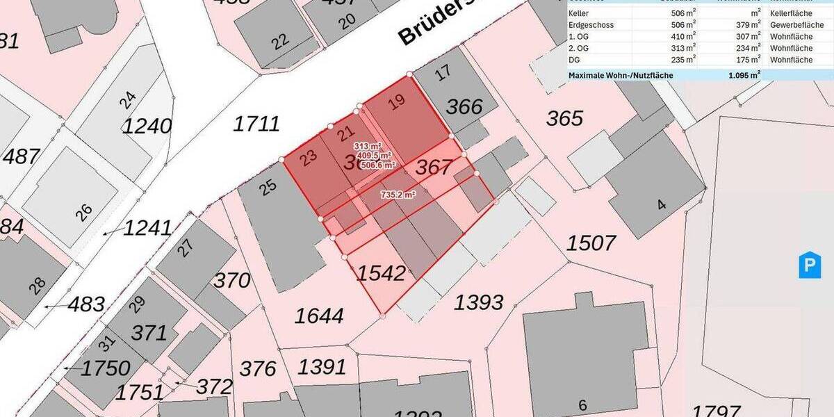 Grundstück Bad Salzuflen Innenstadt - 499.800&euro; | Angebot:25996574
