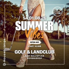 Houseklänge Summer Vibes Open Air 01.08.2026 Golf & Landclub Bad Salzuflen