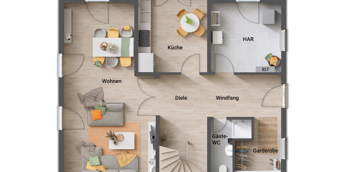 Einfamilienhaus Bad Salzuflen Werl-Aspe - 6 Zimmer, 162 m&sup2;, 310.990&euro; | Angebot:26129404