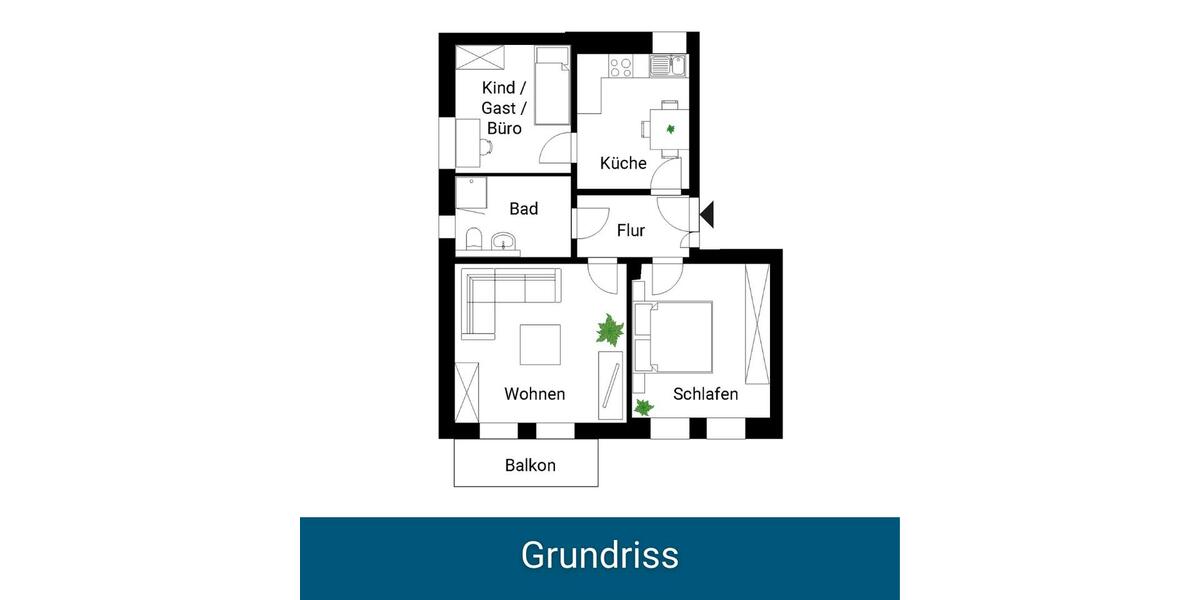 Etagenwohnung Bad Salzuflen - 3 Zimmer, 62 m&sup2;, 670&euro; | Angebot:25988803