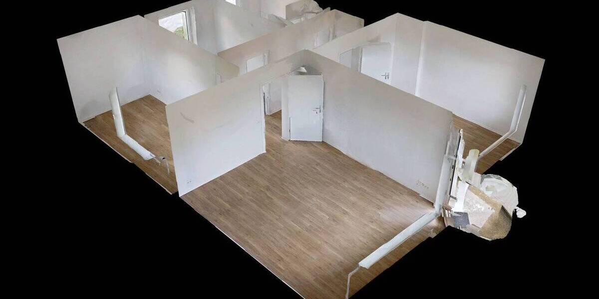 Etagenwohnung Minden Innenstadt - 3 Zimmer, 66 m&sup2;, 600&euro; | Angebot:26851453