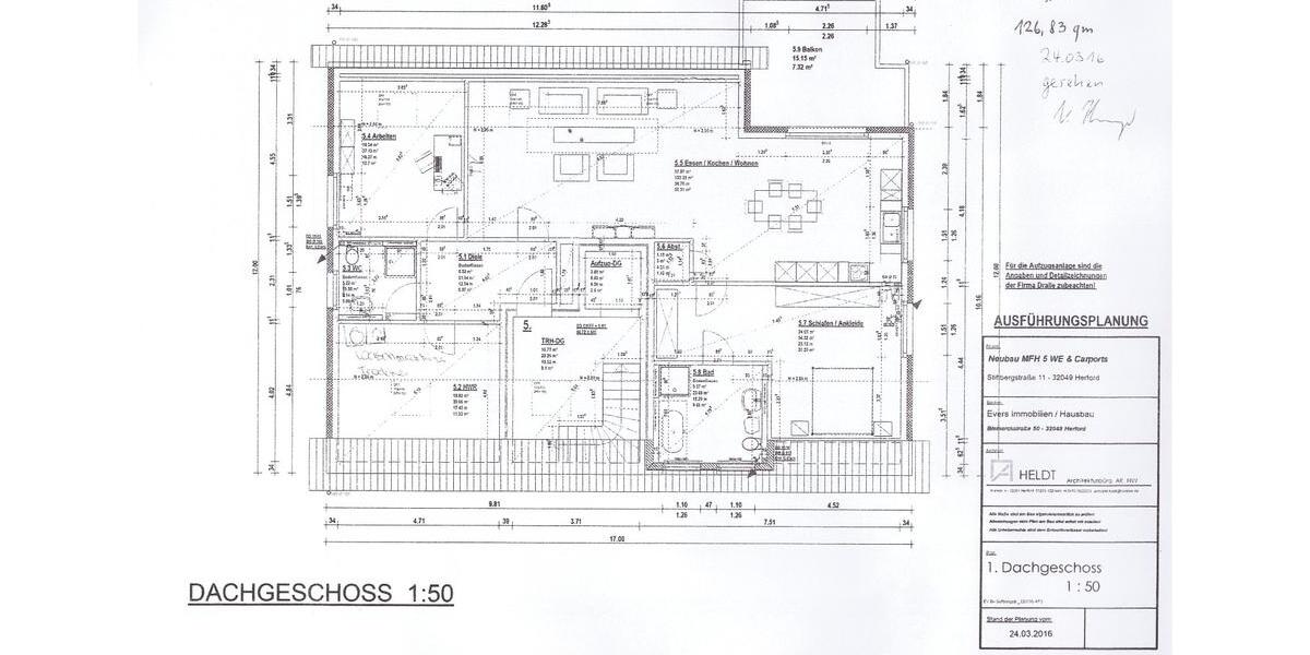 Einfamilienhaus Herford Falkendiek - 4 Zimmer, 127 m&sup2;, 535.000&euro; | Angebot:26846718