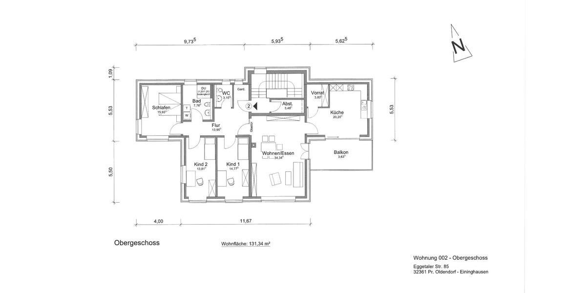 Etagenwohnung Preußisch Oldendorf - 1.313&euro; | Angebot:25309684