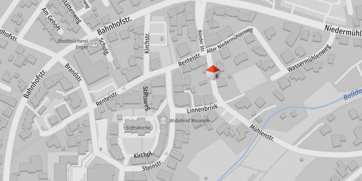 Etagenwohnung Enger - 2 Zimmer, 60 m&sup2;, 600&euro; | Angebot:26805167
