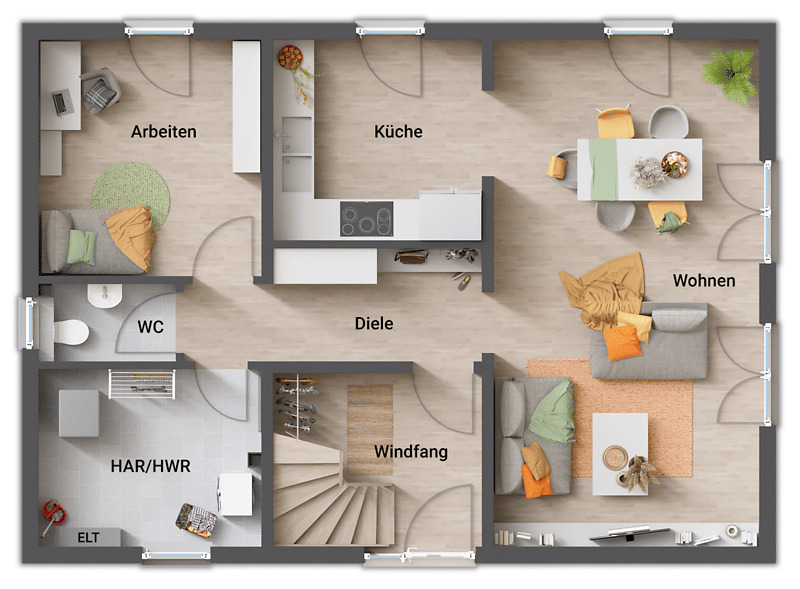 Einfamilienhaus Bünde Ahle - 5 Zimmer, 142 m&sup2;, 398.750&euro; | Angebot:26799283