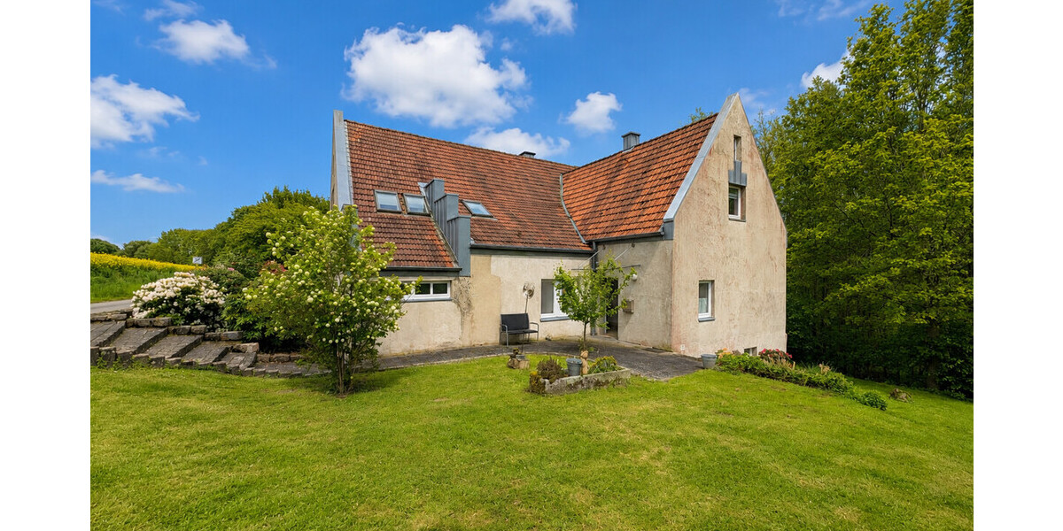 Charakterimmobilie mit Einliegerwohnung auf außergewöhnlichem Naturgrundstück - Einfamilienhaus Hüllhorst | Angebot:26598505