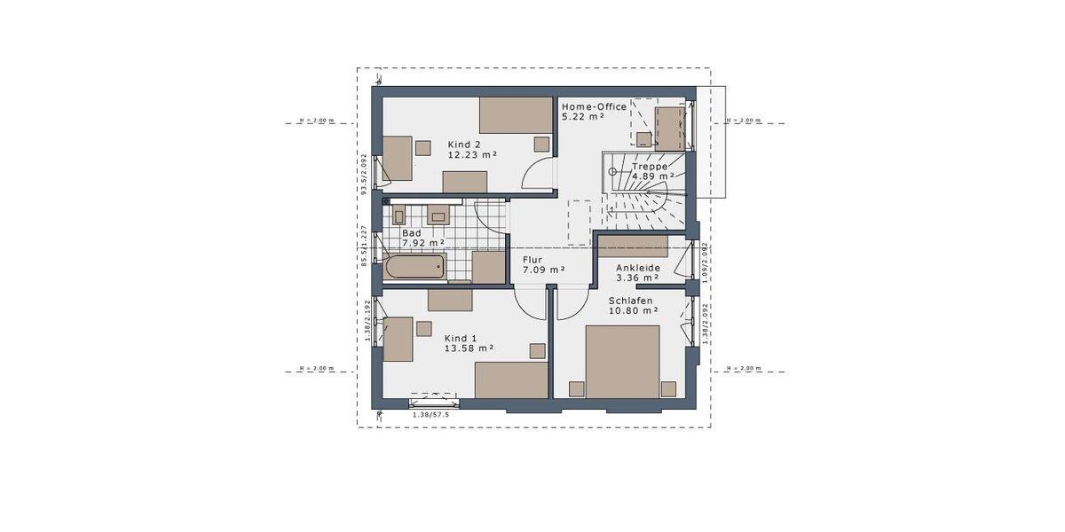 Einfamilienhaus Dörentrup - 5 Zimmer, 131 m&sup2;, 1.500&euro; | Angebot:24980612
