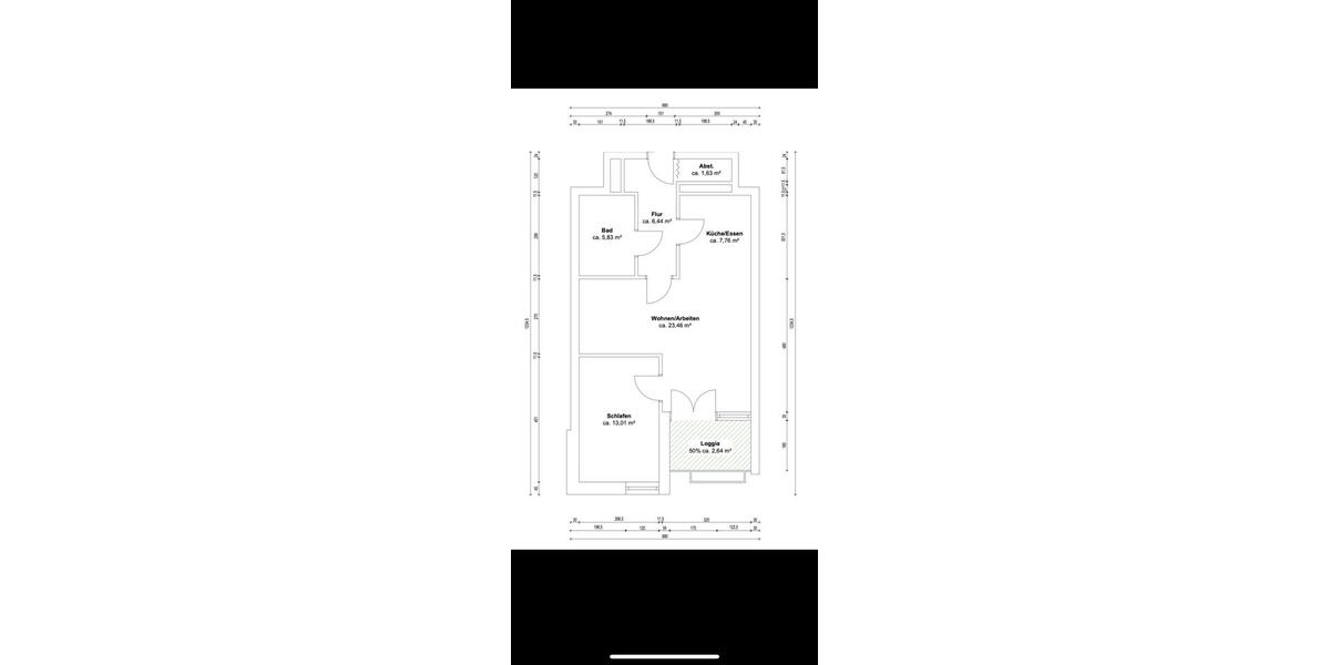 Etagenwohnung Herford Diebrock - 2 Zimmer, 61 m&sup2;, 164.999&euro; | Angebot:26875513