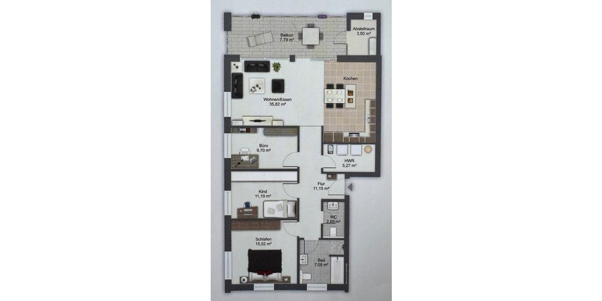 Etagenwohnung Bad Oeynhausen - 3 Zimmer, 110 m&sup2;, 430.000&euro; | Angebot:26722639