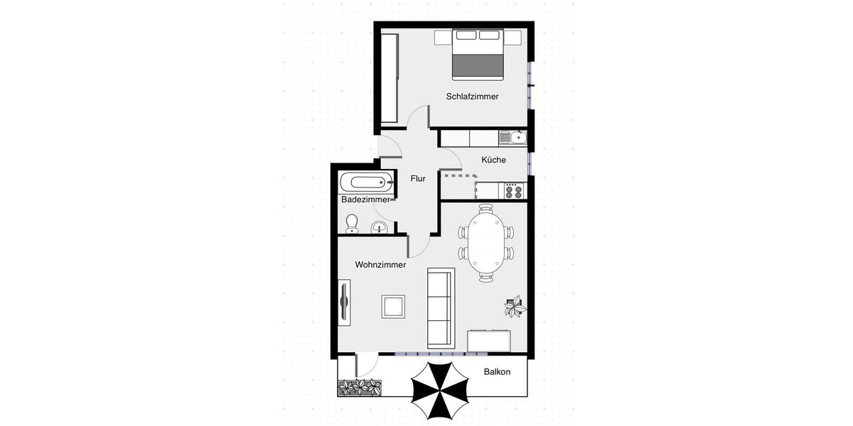 Etagenwohnung Hiddenhausen - 2 Zimmer, 69 m&sup2;, 655&euro; | Angebot:25992738