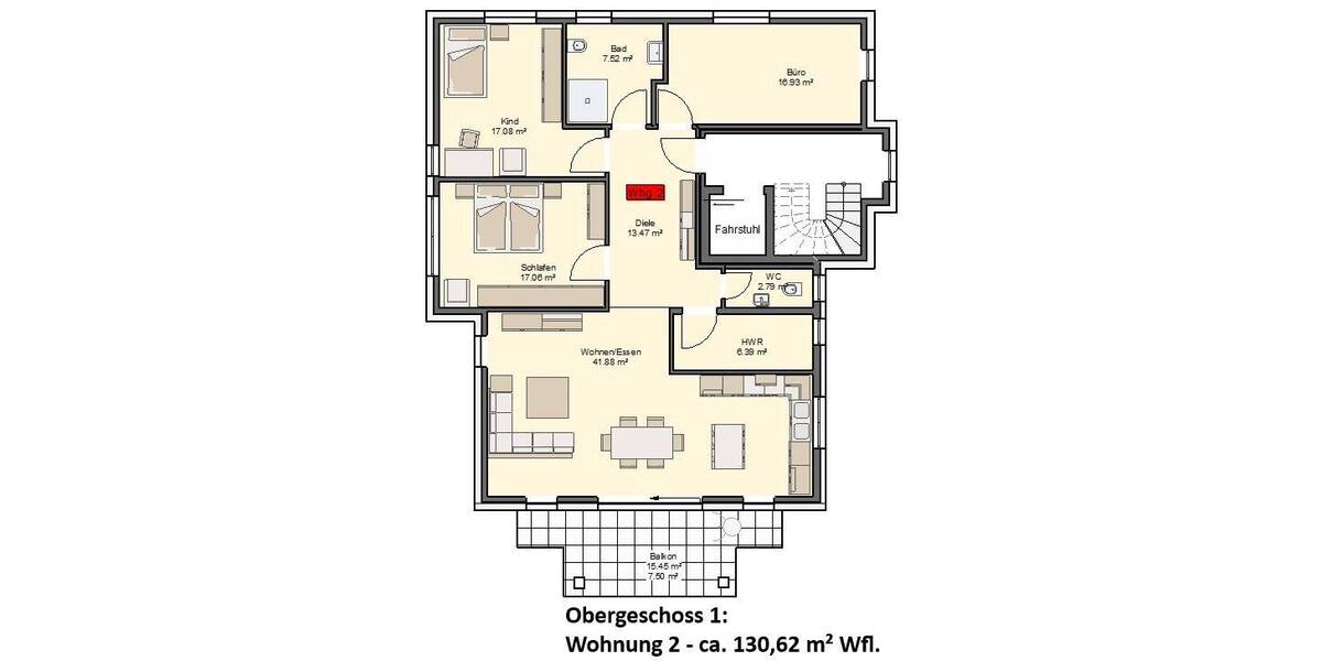 Etagenwohnung Herford Innenstadt - 4 Zimmer, 130 m&sup2;, 572.100&euro; | Angebot:26742035