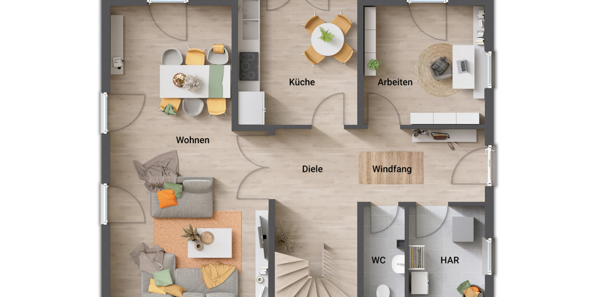 Einfamilienhaus Bad Salzuflen Werl-Aspe - 6 Zimmer, 162 m&sup2;, 310.990&euro; | Angebot:26129404