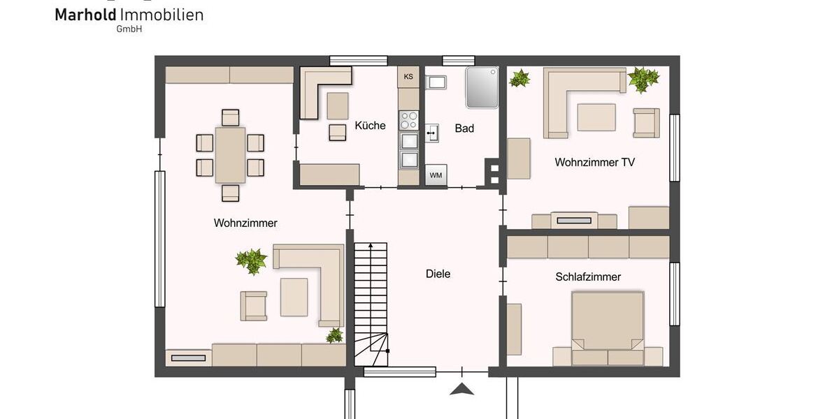 Interessantes Wohnhaus mit 2 Wohnungen, Nebengebäude und Grünland - Einfamilienhaus Stolzenau | Angebot:26858258