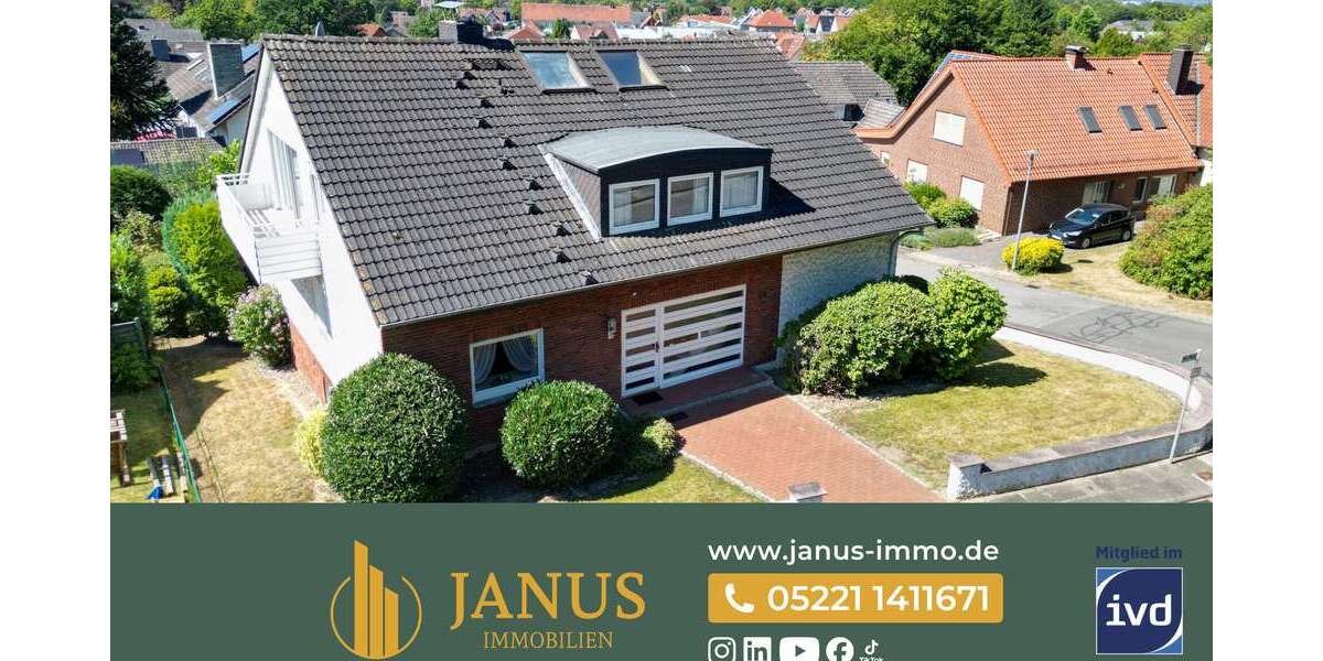 Einfamilienhaus Hiddenhausen - 8 Zimmer, 221 m&sup2;, 419.000&euro; | Angebot:27350704