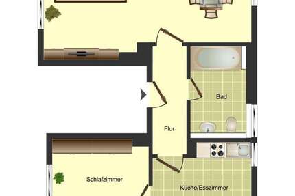 Wohnung Herford Falkendiek - 3 Zimmer, 59 m&sup2;, 559&euro; | Angebot:26098686