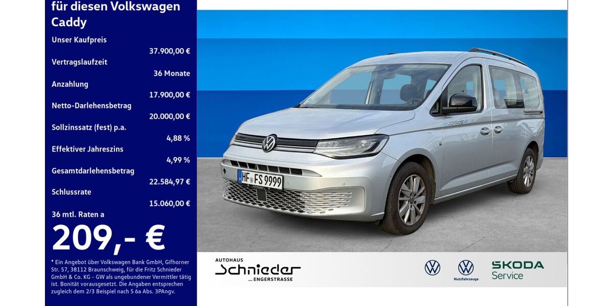 VW Caddy 17.500 km 37.900 &euro; Herford 32051