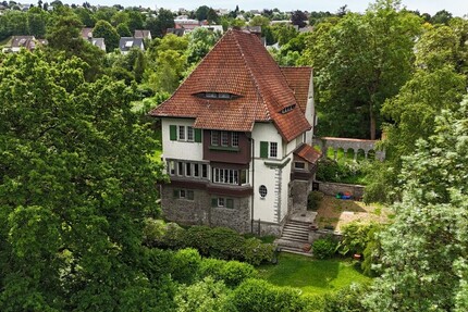 Denkmalgeschützte Fabrikantenvilla an der Weser – Parkgrundstück mit drei zusätzlichen Bauplätzen - Haus Vlotho | Angebot:26857223