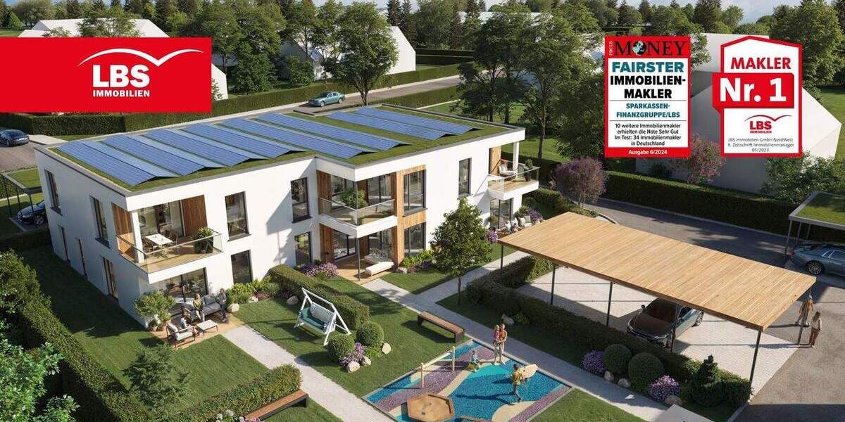 Etagenwohnung Minden Dankersen - 2 Zimmer, 70 m&sup2;, 279.650&euro; | Angebot:25694948