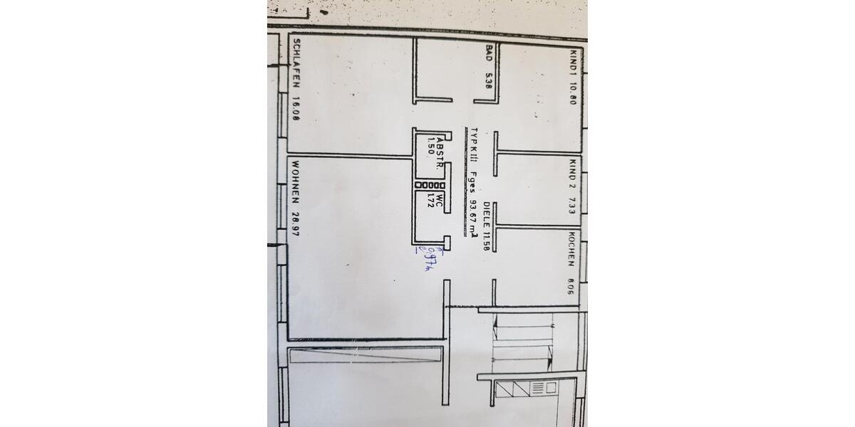 Etagenwohnung Bad Oeynhausen Rehme - 4 Zimmer, 95 m&sup2;, 790&euro; | Angebot:25884074
