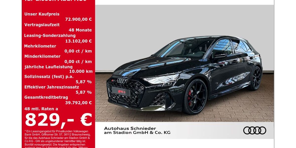 Audi RS3 2.000 km 72.900 &euro; Herford 32052